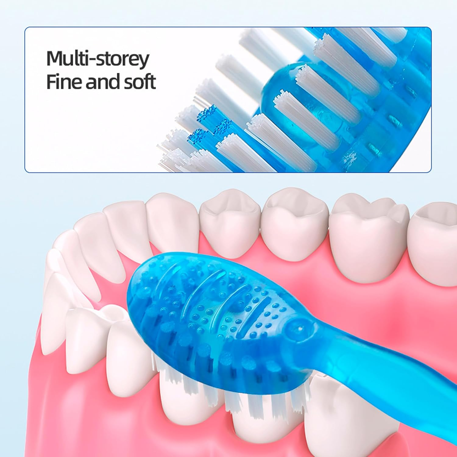 5 in 1 Toothbrush & Floss, 26Pcs Mini Toothbrushes with Toothpaste, All in One Oral Care on the Go, 5 in 1 Mini Brush, Toothpaste and Floss, Disposable Travel Toothbrush Set image number 6