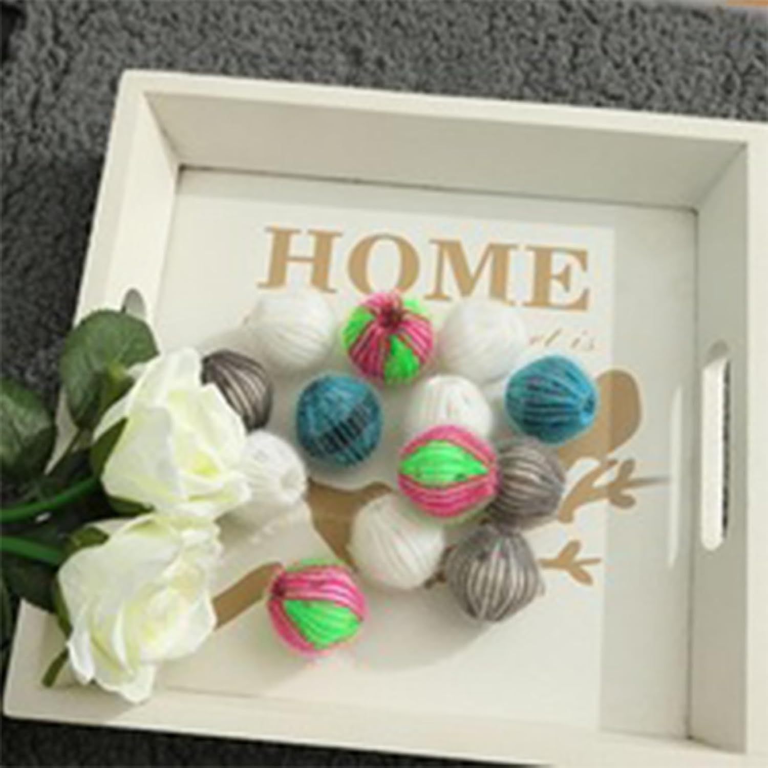 12 Pcs Dryer Balls,Silicone Soft Washing Machine Pet Hair Remover,Reusable Pet Hair Remover,Dryer Laundry Ball Hair Remover Laundry Ball Pet Hair Laundry Catcher(Blue) image number 1