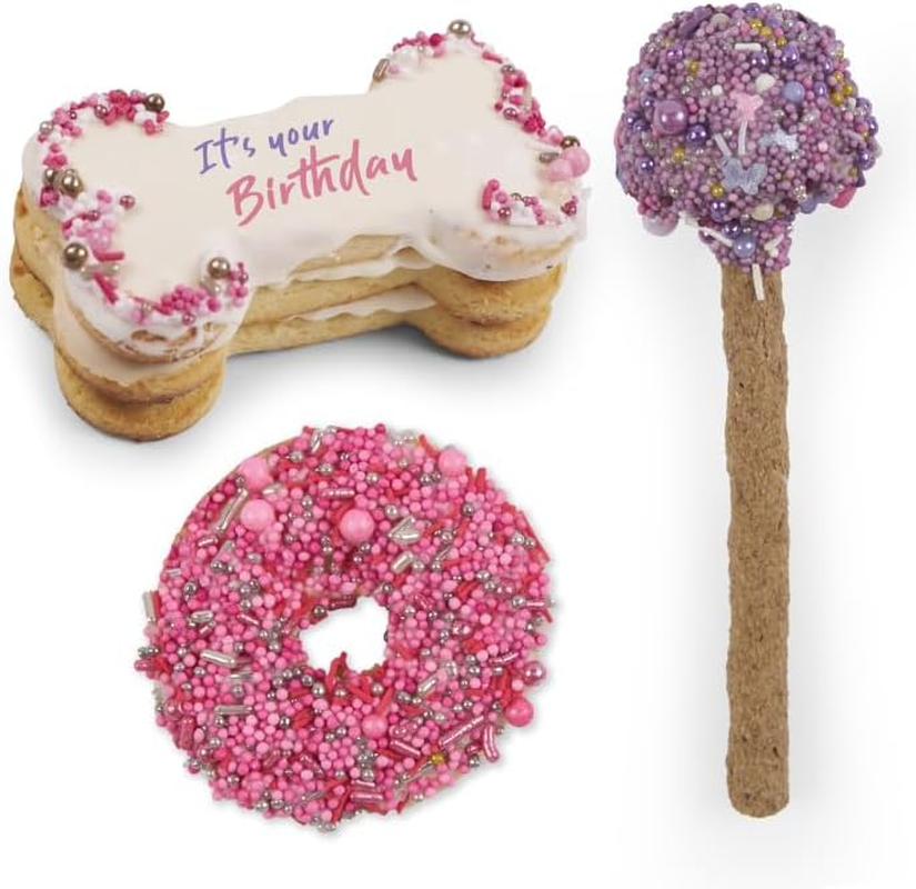 Dog Birthday Treats Party Pack - Pink image number 3
