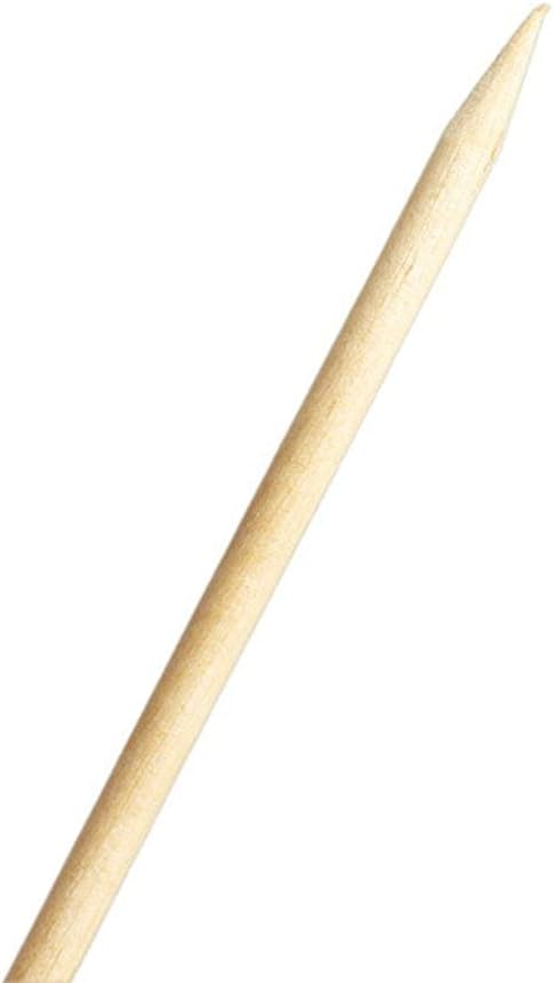 Warm Girl 50Pcs Nail Art Orange Wood Stick Cuticle Remover Nail Care Tools image number 3