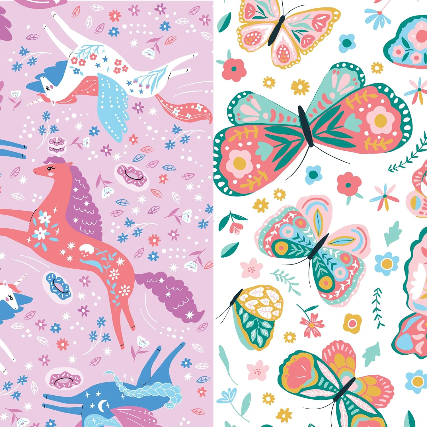 The Honest Company Clean Conscious Training Pants | Plant-Based, Sustainable Diapers | Magical Moments + Butterfly Kisses | Size 2T/3T (Up to 34 Lbs), 66 Count image number 2