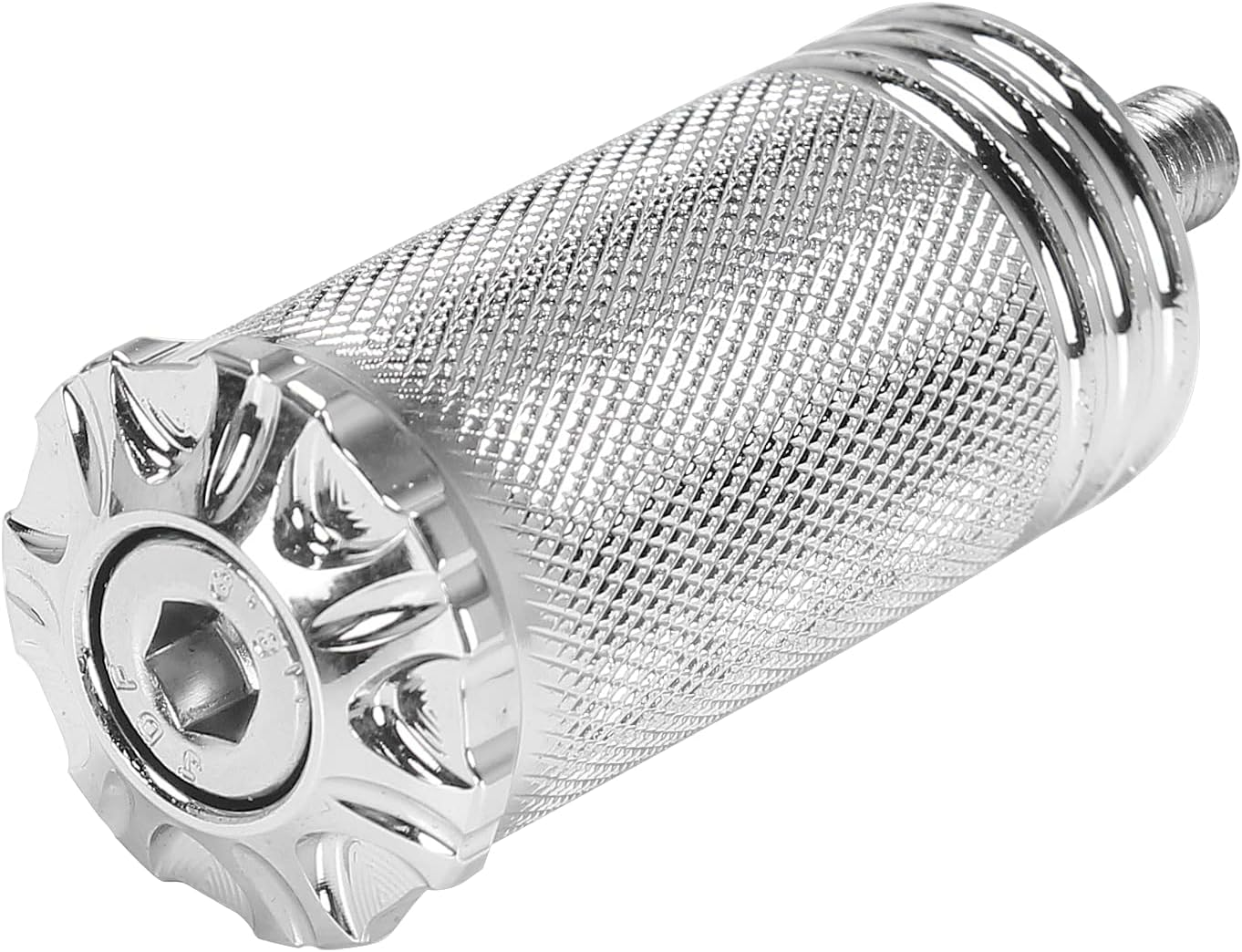 Brake Pedal Shift Lever Toe Peg Compatible with All Harley Davidson Models(Chrome A)