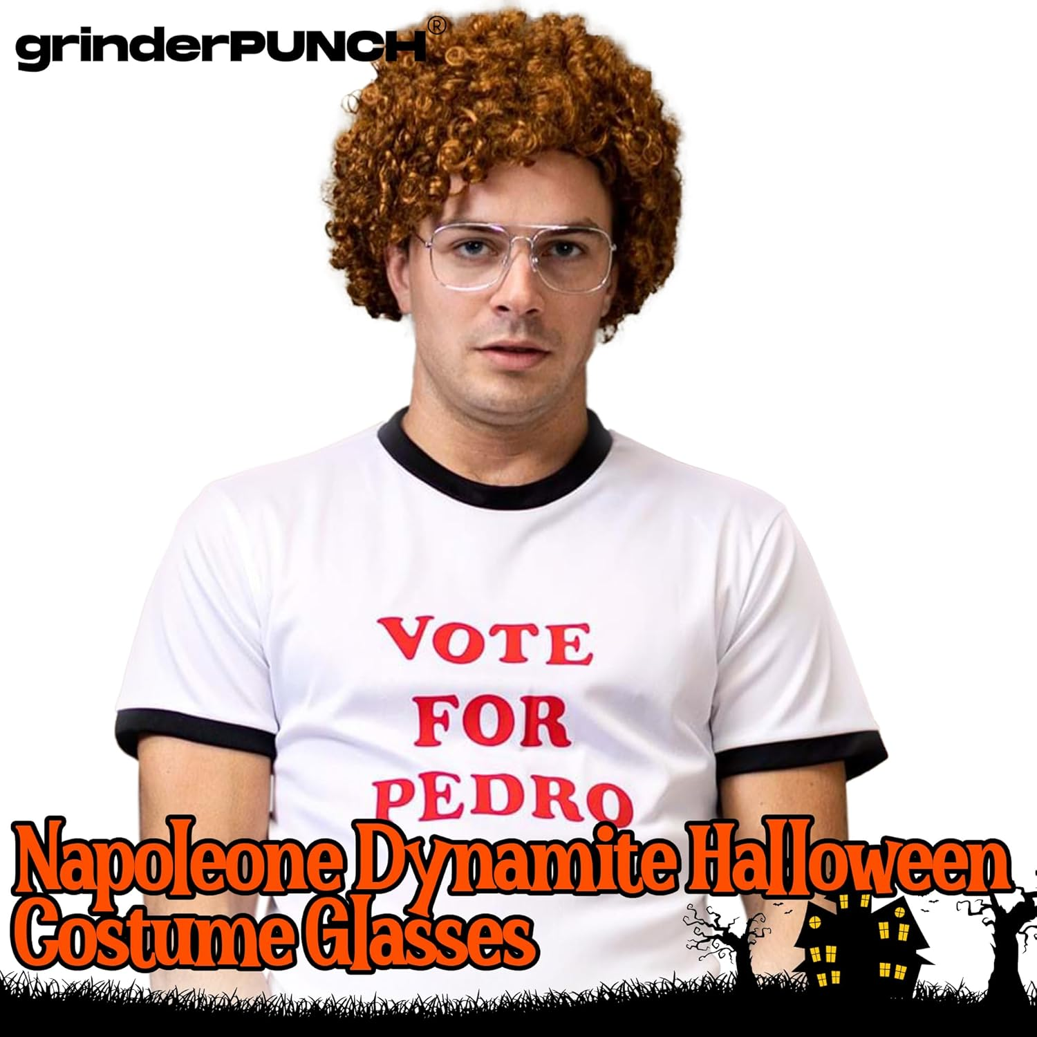 Grinderpunch New Non- Premium Aviator Clear Lens Glasses Gold image number 2