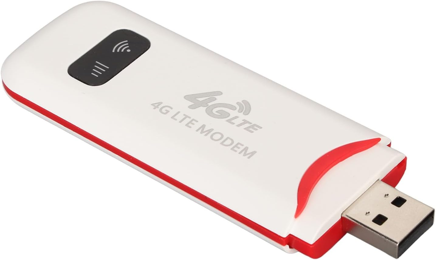 4G LTE USB Wifi Modem, Mobile Internet Devices with SIM Card Slot, 300Mbps High Speed, Portable Travel Hotspot Mini Router, Wireless Network Router, White image number 6