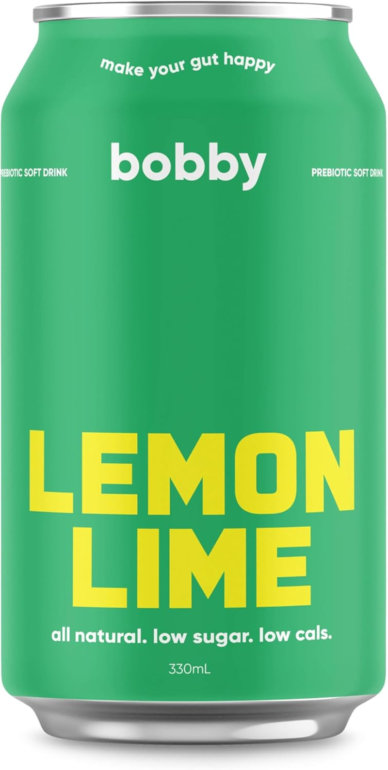 Bobby Lemon Lime Flavoured Prebiotic Soft Drink 12 Pack of 330 Ml image number 1