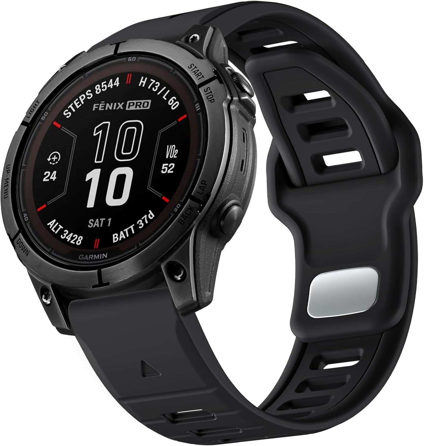 Negatta Quickfit 26Mm Band Replacement Compatible with Garmin Fenix 8 51Mm 7X 6X 5X Watch, Soft Silicone Sport Strap Also for Fenix 3 Hr/Instinct 2X Solar 3 50Mm /Enduro/Quatix/Tactix/Epix Pro 2
