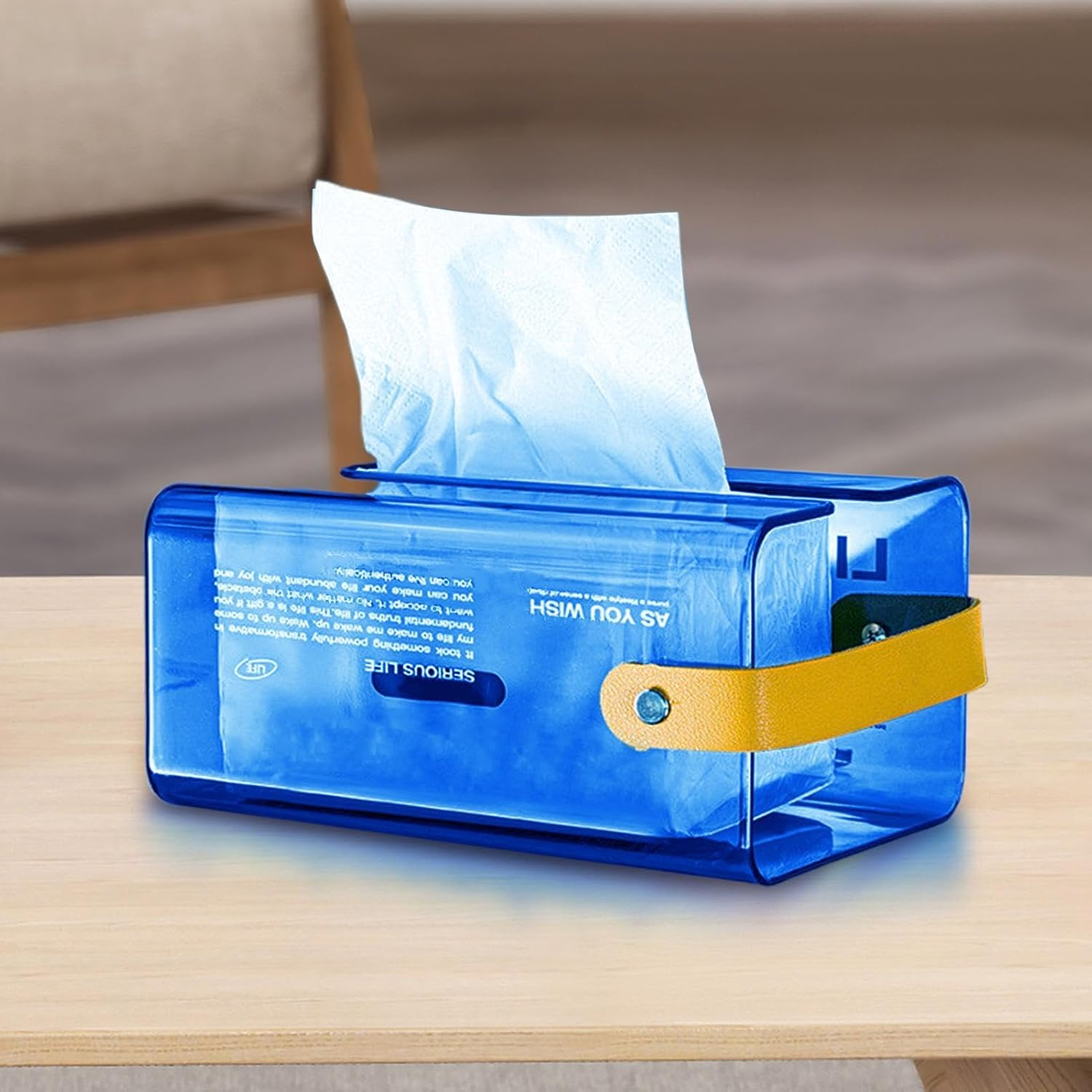 Tissue Dispenser Wall Mount | Tissue Box Holder Wall Mount | Refillable Wipes Container Box for Bathroom, Kitchen, Home