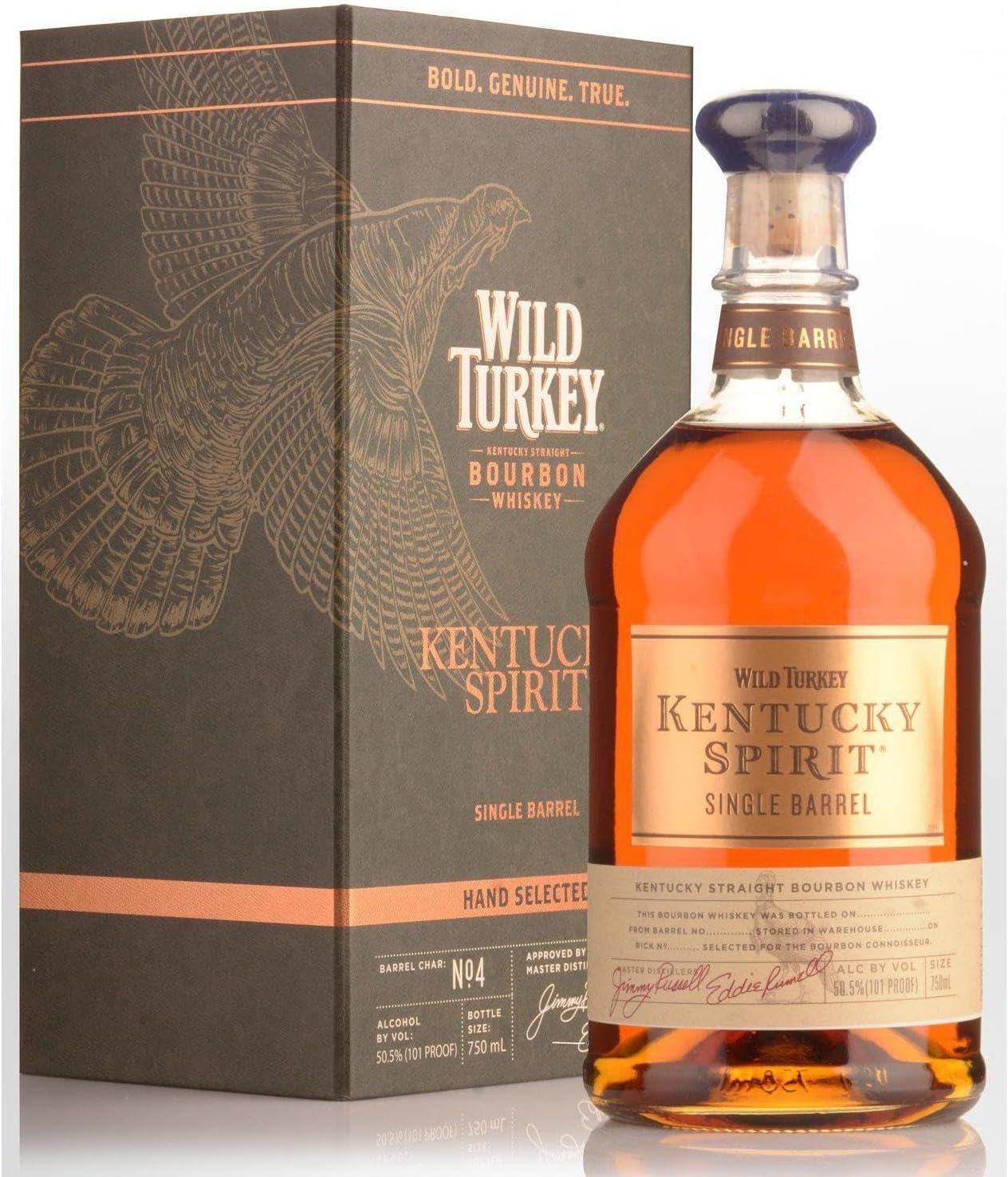 Wild Turkey Kentucky Spirit Single Barrel Bourbon Whiskey 750Ml