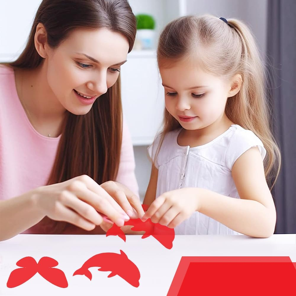 Zozomaiy 6 Pieces Lighting Gels Filter, Colored Overlays Light Gels Sheets, Red Transparent Film, Plastic Light Filters Film, for Photo Studio Strobe Flash LED Video Light DJ Light, 29.7X21Cm image number 6