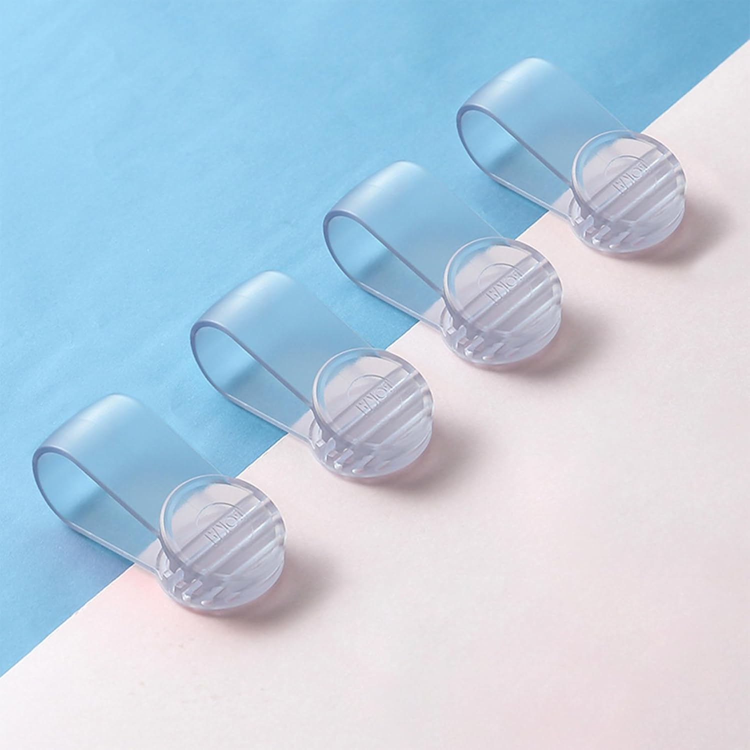 Transparent Towel Clips for Kitchen and Bedding, 8-Piece Set, Needle-Free Sheet Fixers image number 5