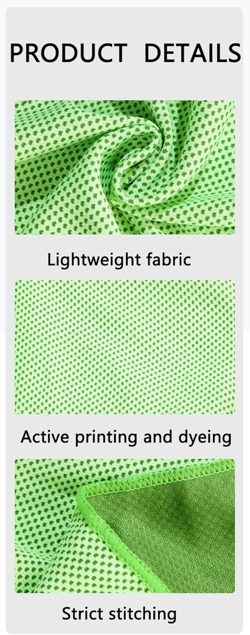 Gym Towel Outdoor Microfiber Quick Drying Sports Cooling Ice Towel Cold Sports Towel Fitness Cool Towel Camping (Pink) image number 6