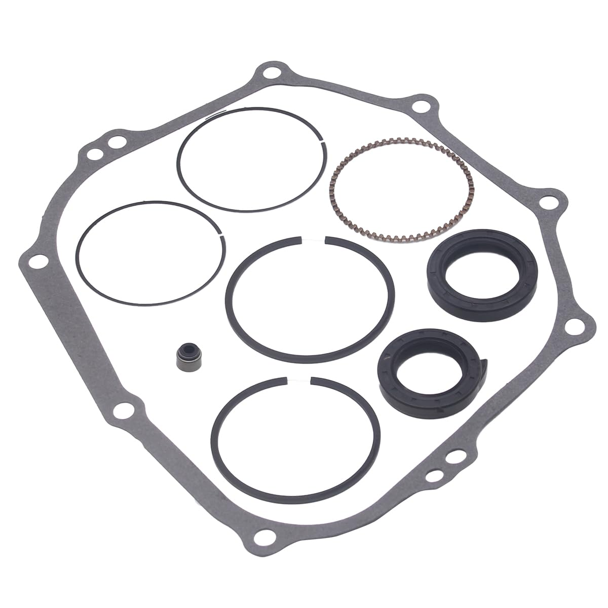 Bh-Motor New Engine Gaskets Rings Seals Rebuild Kit for Yamaha Golf CART G2 G5 G8 G9 G11 1985-1995