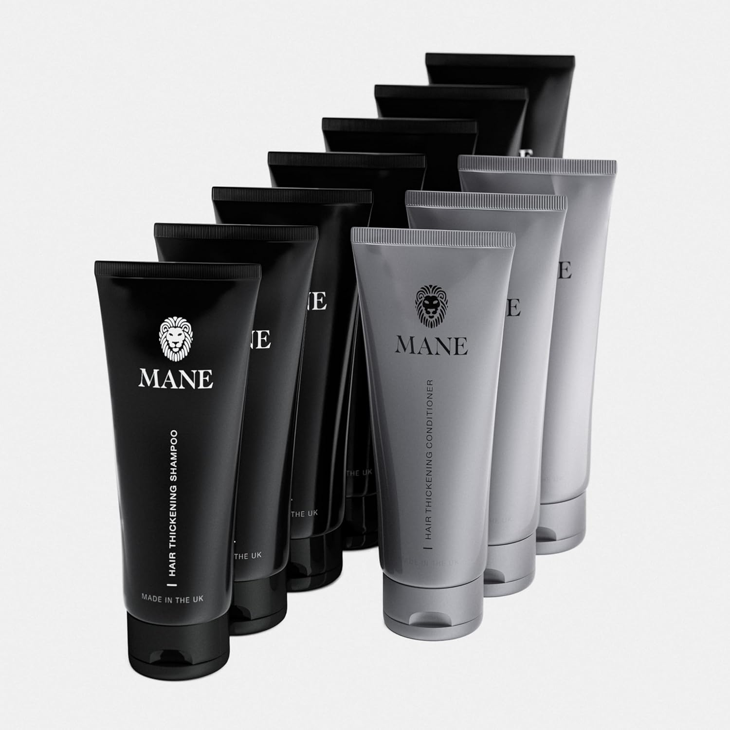 Mane Thickening Biotin Shampoo for Hair Growth Men & Women, Support Fine & Thinning Hair, Reduce Loss & Encourage Thicker, Fuller Growth with Conditoner (Pack of 10) image number 2