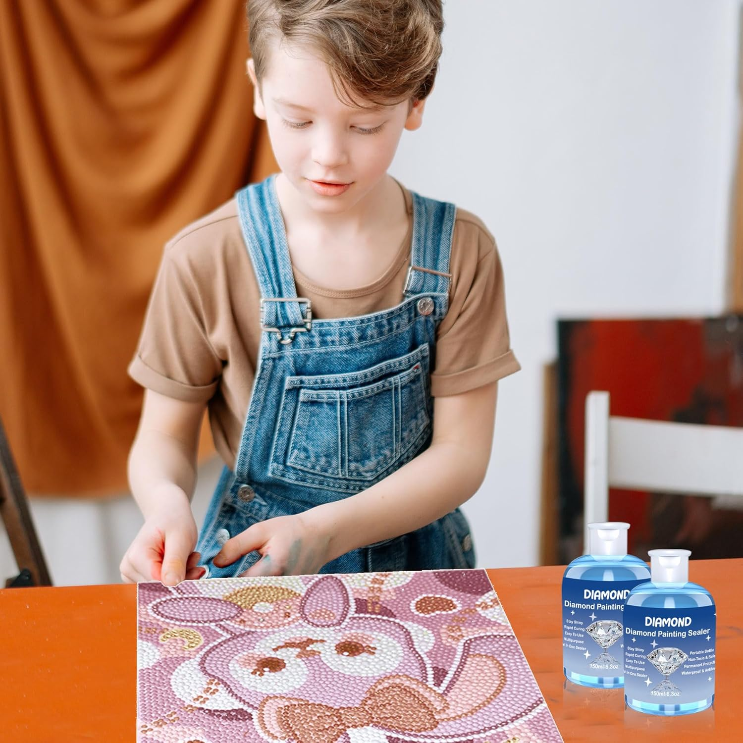 EIGTWEN Diamond Painting Sealer 150Ml，Can Maintain a Permanent Diamond Painting Art（2 Pcs） image number 5