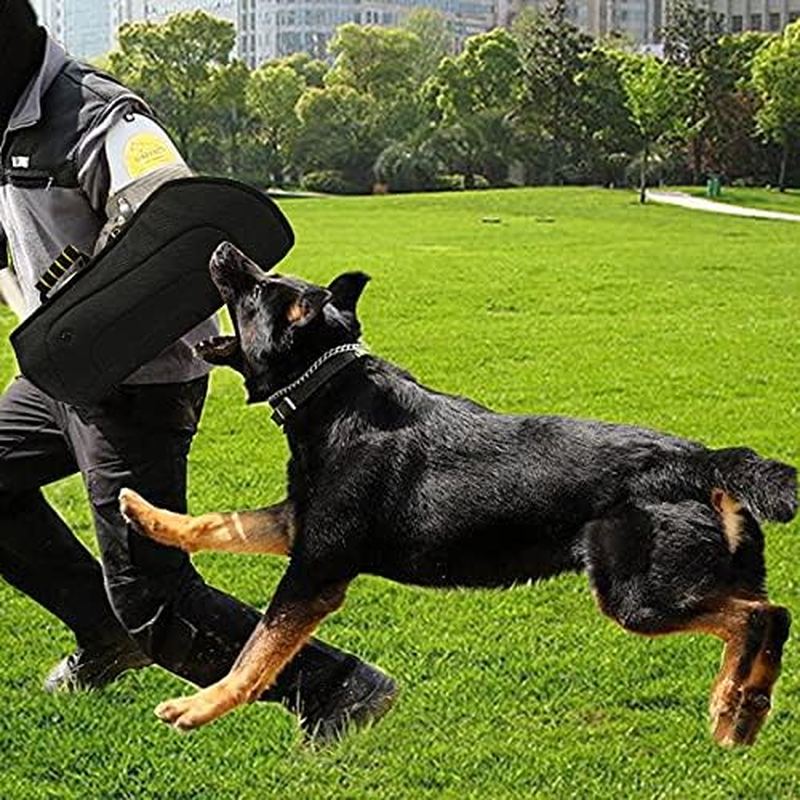 Morezi Dog Bite Sleeve Training Protection, Heavy Duty Nylon Durable, Fit Pit Bull German Shepherd Malinois, Puppy Small Dogs Training Biting Tugging War Toy - Black image number 3