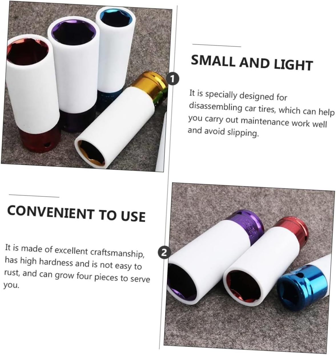 FUNOMOCYA 5Pcs Car Tire Screw Sleeve Tire Protection Sleeve for Automotive Tyres Wheels Accessories image number 1