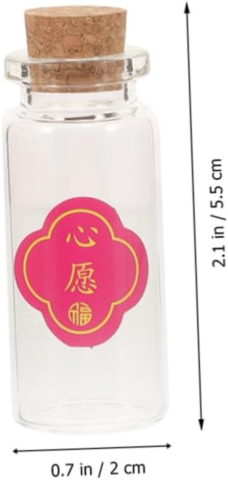 VICASKY Teeth Collection Box Fetal Hair Souvenir Newborn Keepsake DIY Wooden Box Glass Bottle for Umbilical Cord First Haircut image number 4