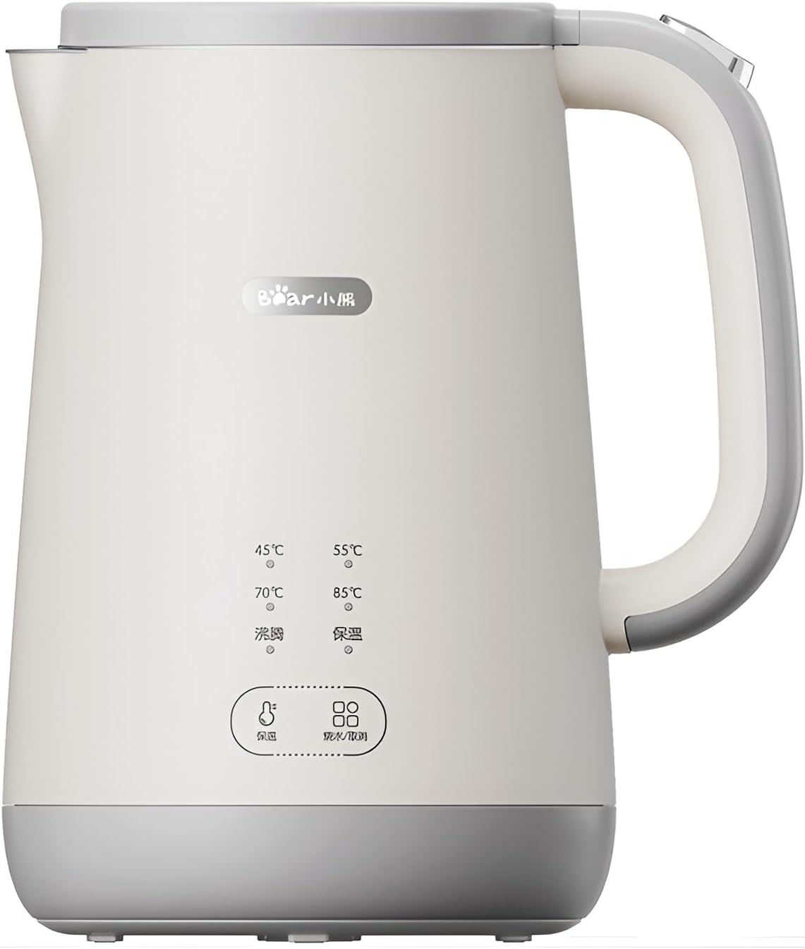 Electric Tea Kettle, BPA Free, 1.7 Liter/ 1800W Hot Water Boiler Heater Pot, Temperature Control, Keep Warmer, Automatic Shut Off, Boil Dry Protection(Au PLUG) image number 6