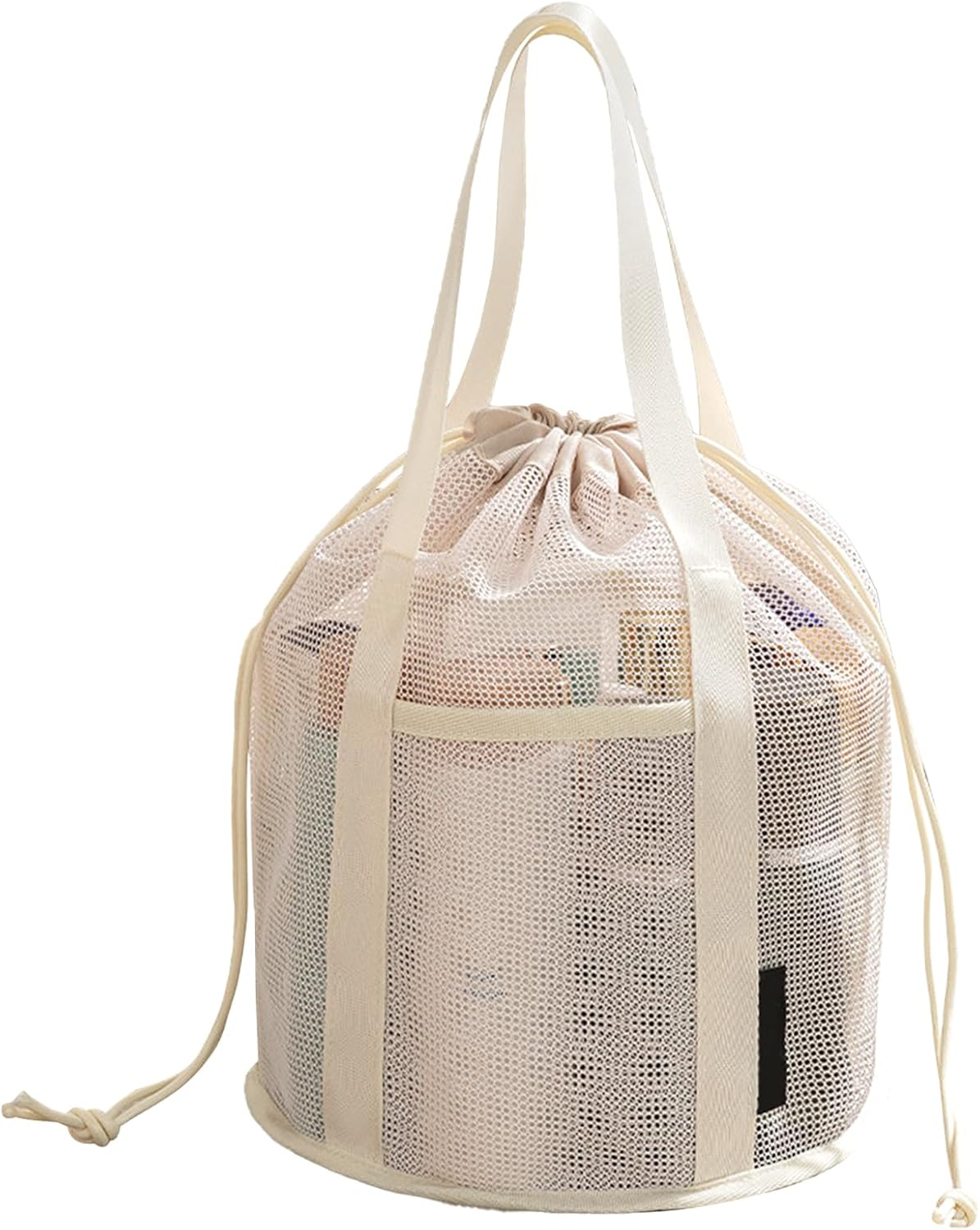 Mesh Shower Bags &ndash; Portable Mesh Design, Waterproof Pouch Organizer Quick-Dry Weave, Toiletry Carrier Breathable Storage Form, Bath Tote Multi-Compartment Layout | Dorm Travel Gym Swim