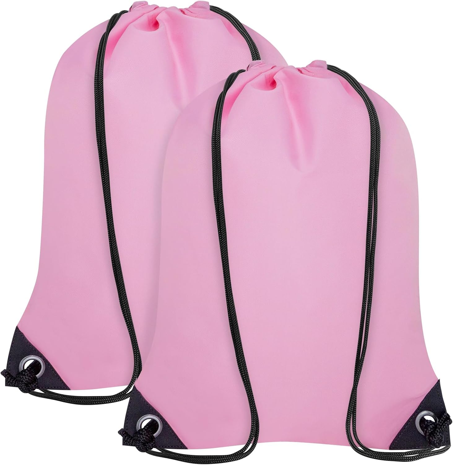 2PCS Drawstring Bags Bulk, String Backpack for Men Women, Cinch Bag Draw String Back Bag for Gym, Sports, Travel image number 3