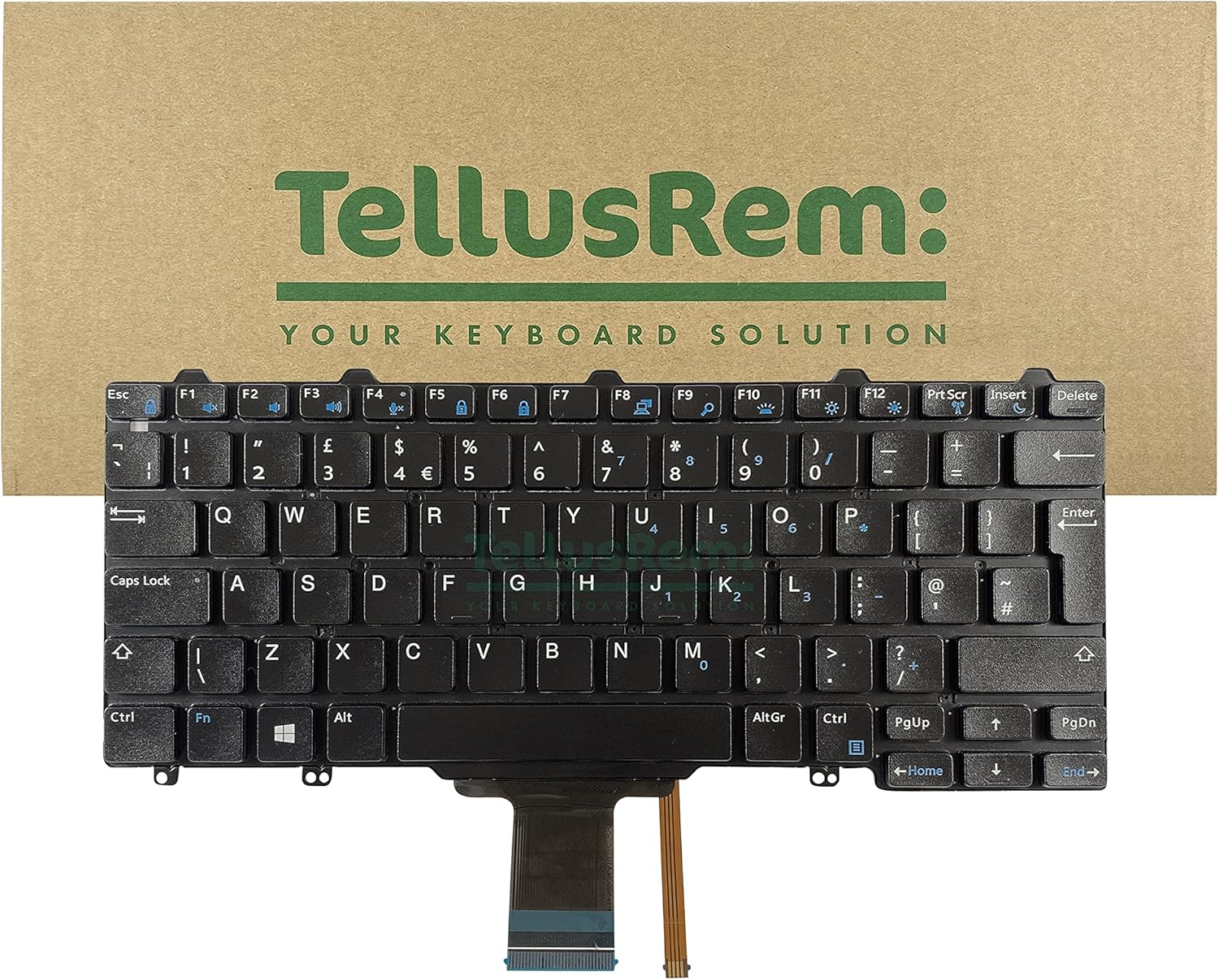 Replacement US Backlit Keyboard for Dell Latitude E7250. Latitude E5250, Latitude E5270