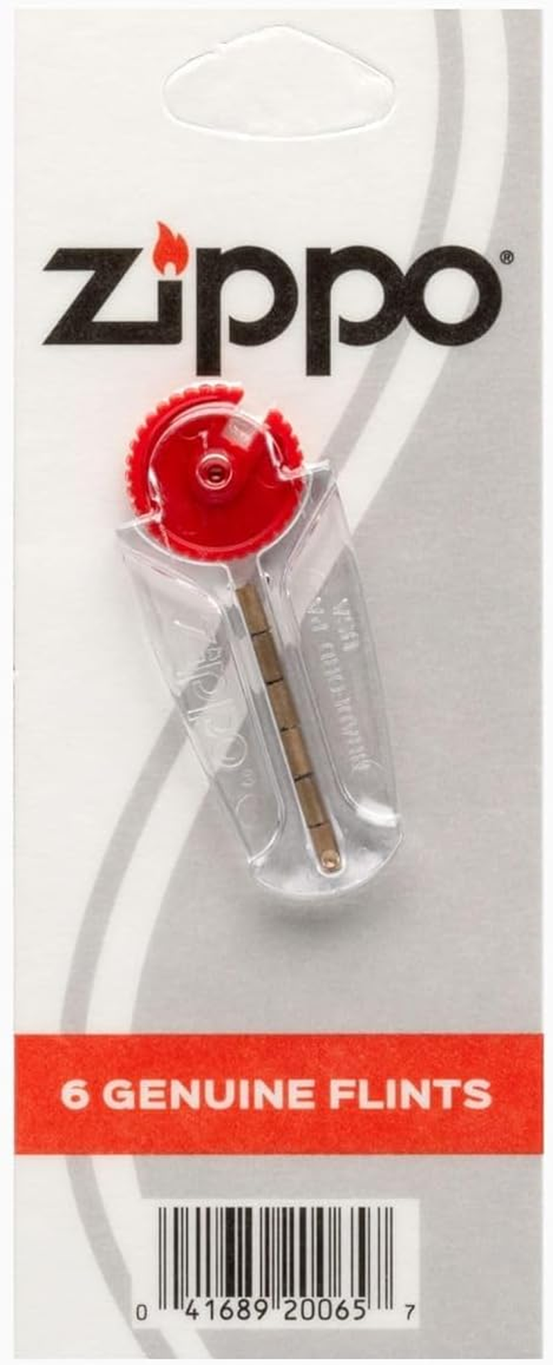 Zippo 2406N Flints Zippo Lighter Flints, 6 Piece, Multi/Colour image number 2