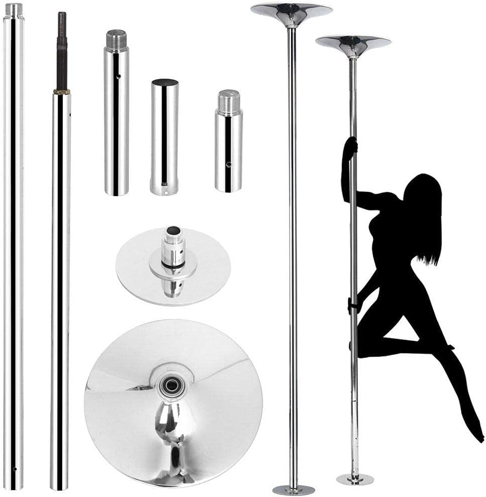 45Mm Professional Dancing Pole Dance Fitness Portable Static Stripper Spinning