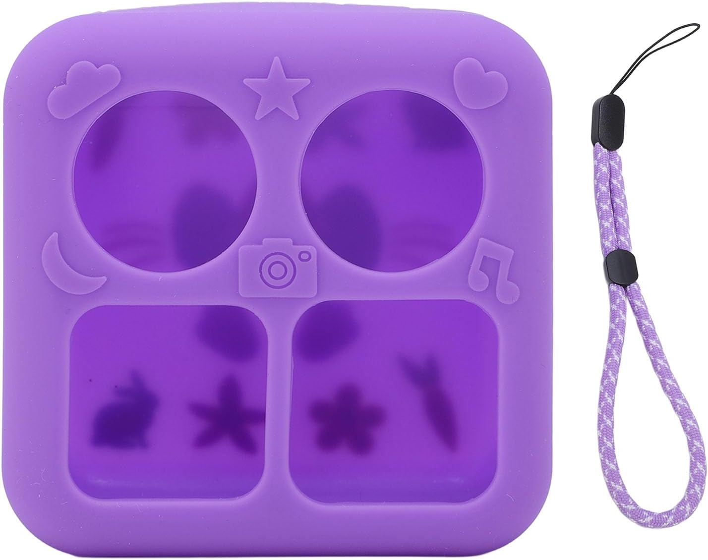 Silicone Cover for Yoto Mini Player, Protective Soft Silicone Case Cover, Accessory for Kids Audio Music Players (Light Purple)