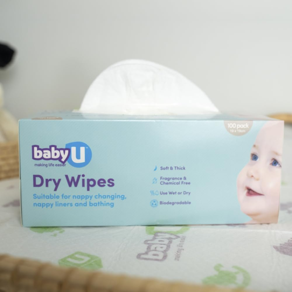 GAIA & Babyu Nappy Change Range Bundle - GAIA Cotton Cleansing Pads, Nappy Bags & Babyu Dry Wipes image number 2