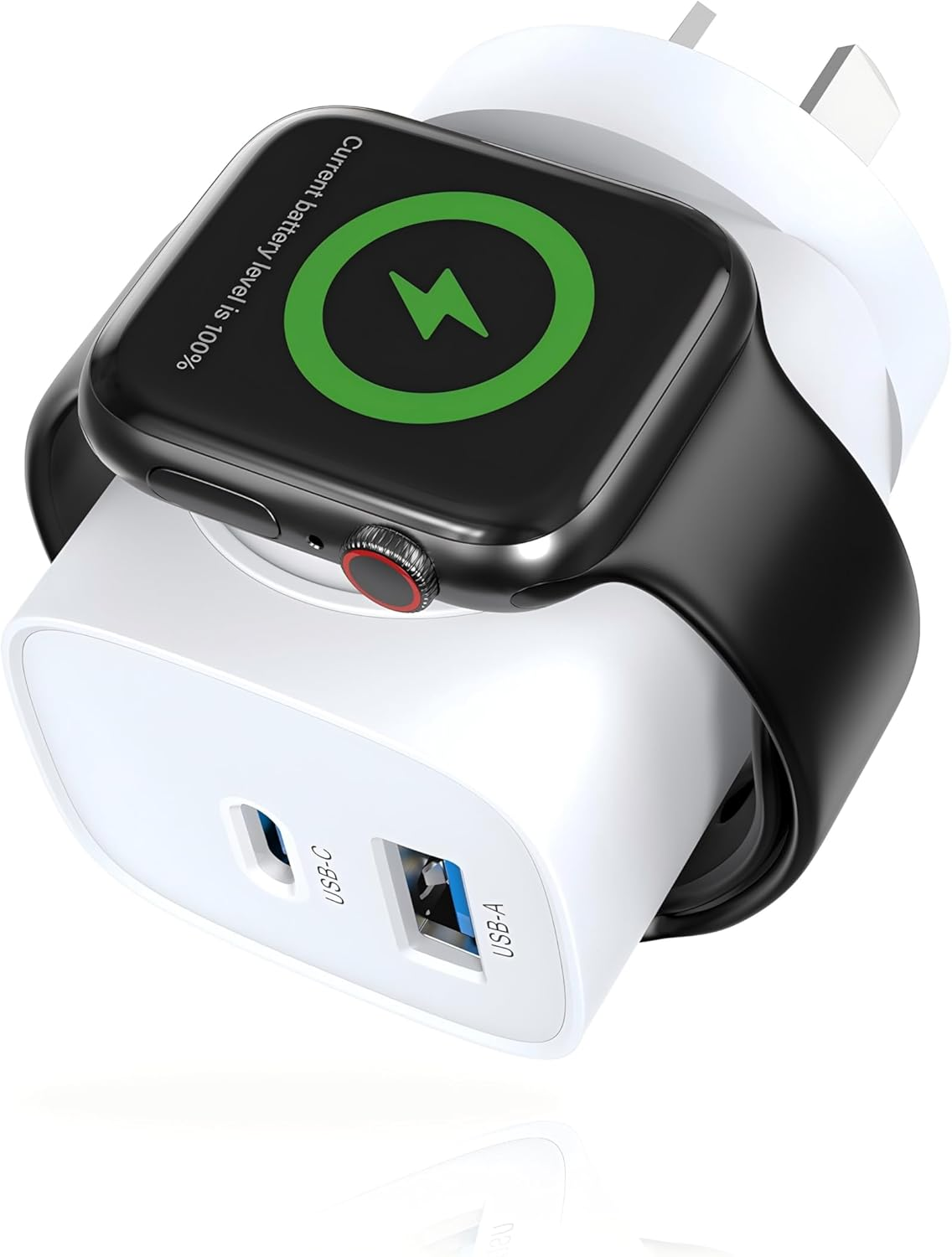 TOPADRE for Apple Watch Charger with 20W USB C Charger, 3 in 1 PD Fast Charging Wall Iphone Charger for Iwatch Charger Ultra/10/9/8/7/6/Se, Iphone 16/15/15/14 Pro Max, Ipad Pro/Air, White image number 2