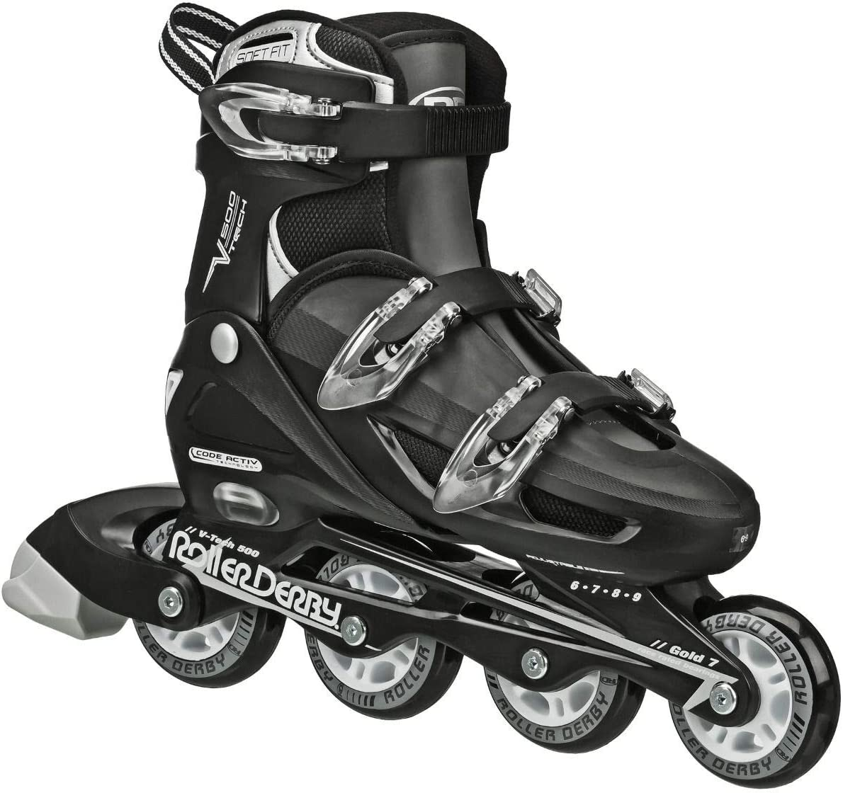 Roller Derby Vtech/Cobra Inline Skates with Adjustable Sizing for Kids, Teens, and Adults image number 4