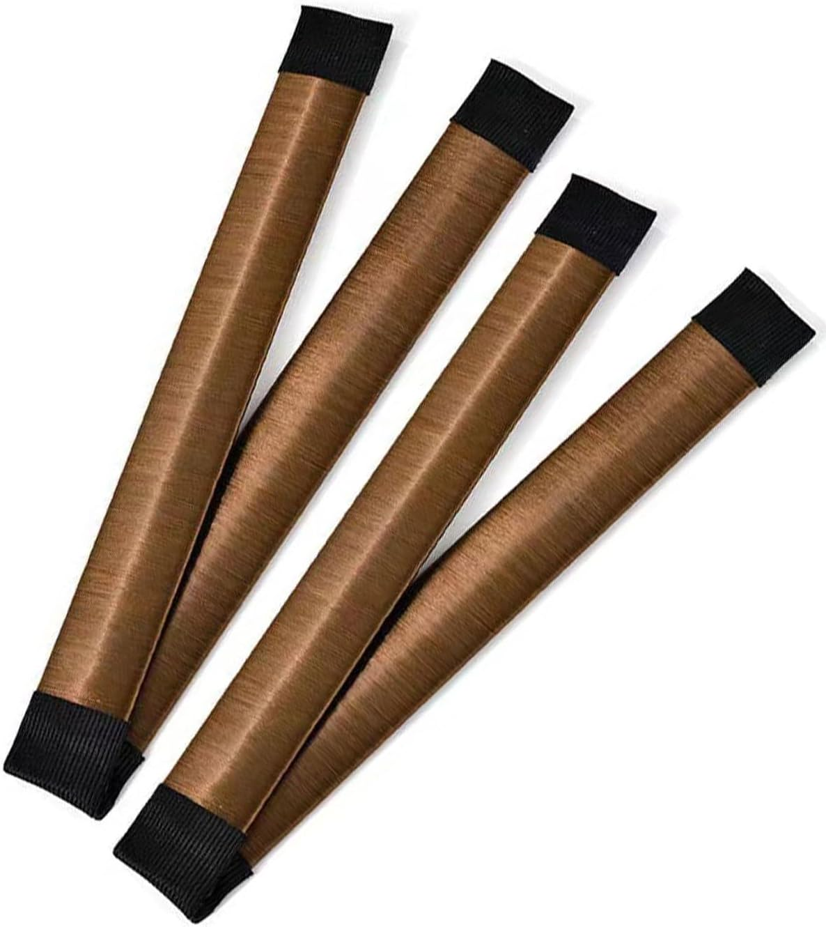 BPTRKOM Pack of 2 Bun - Girls Women'S Hair Styling Tool, Hair Knitting Tool Accessories, DIY Hair Styling for Long and Short Hair, French Twist Hair Bun Styling Braid Holder Tool (Light Brown image number 3