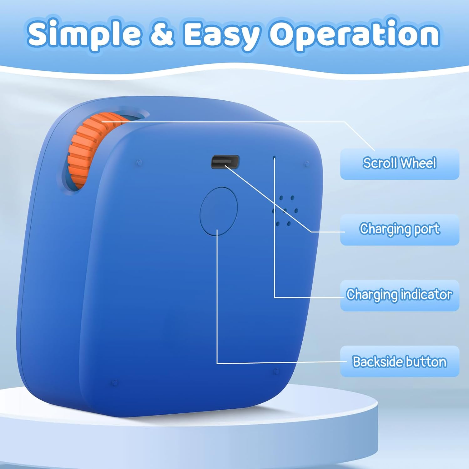 Visual Timer for Kids - 100 Minute Digital Countdown Timer Clock for Classroom Office Kitchen, Cute Desk Timer Stopwatch for Kid and Adults, Home School Supplies Study Management Tools image number 6