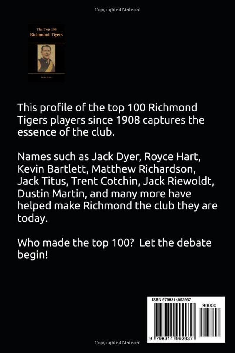 The Top 100 Richmond Tigers