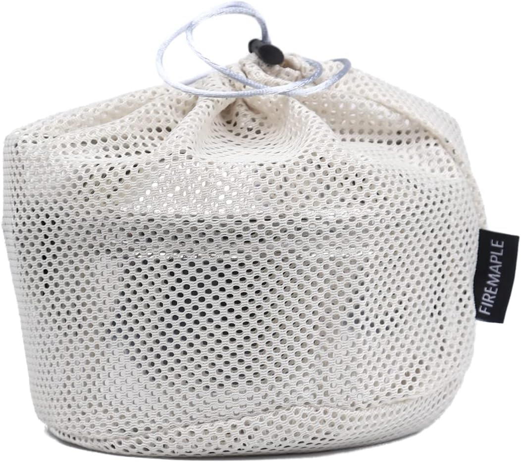 Fire-Maple 1.0L Stainless Steel Camping Kettle and 1.0L Cooking Pot Set, 3-Piece Cookware Set for Backpacking, Camping, Fishing, Bushcraft, Stovetop, Open Fire - 0.8 Litre Stainless Steel Set image number 3