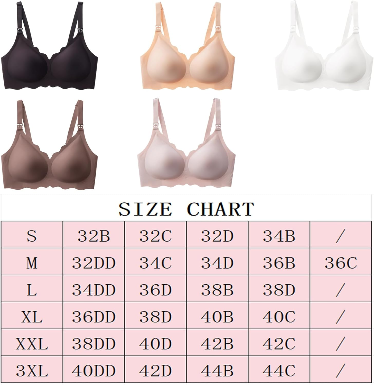 Ultra-Soft Wirefree Nursing Sleep Bra &ndash; Seamless Maternity Nursing Bra with Adjustable Wide Straps, 3D Lift & Breathable Blend for Breastfeeding & Pregnancy image number 2