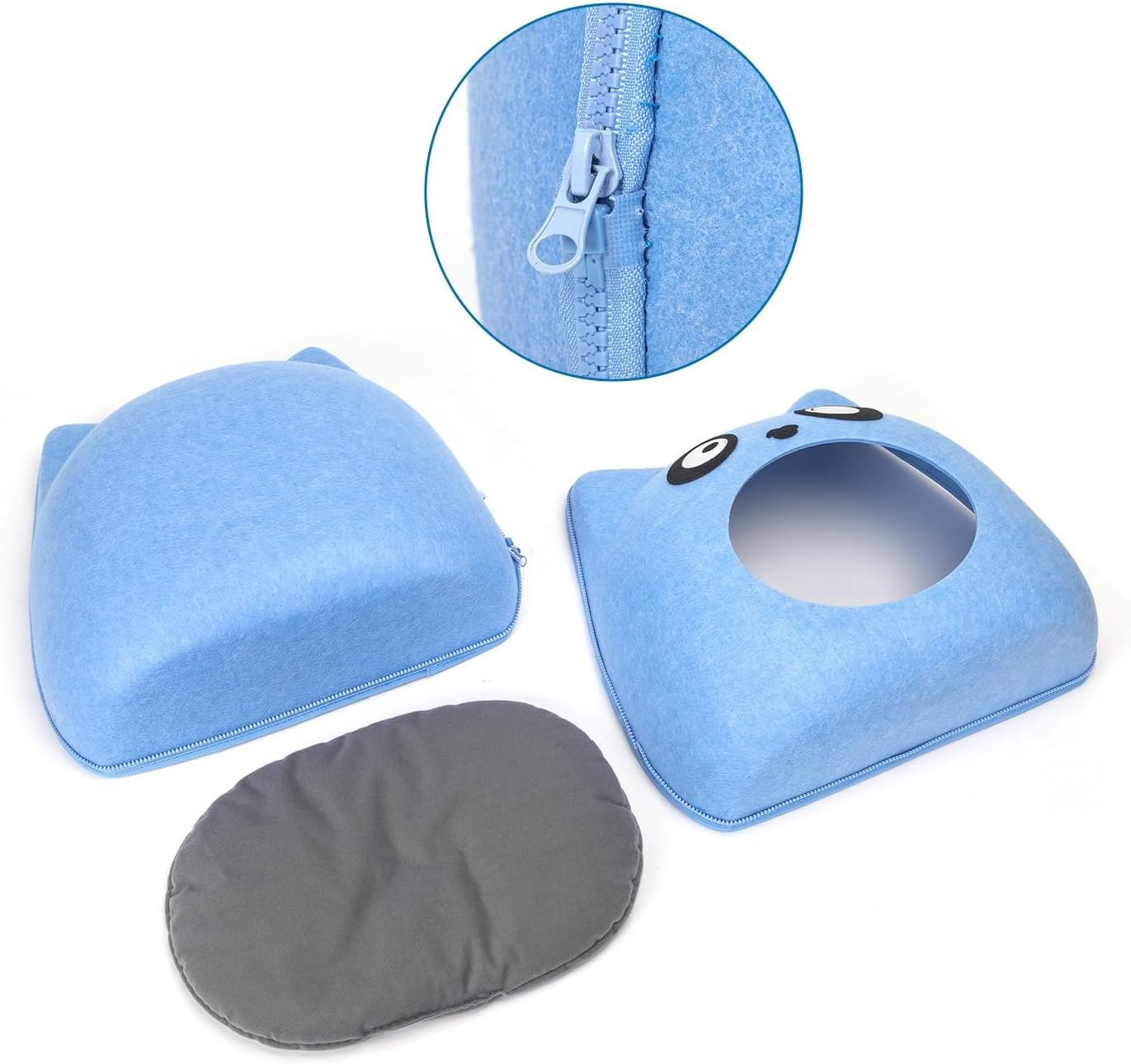 Panda Cat House, Cosy Design, Easy Cleaning, Sturdy Structure, Ideal for Resting and Playing Pets image number 3