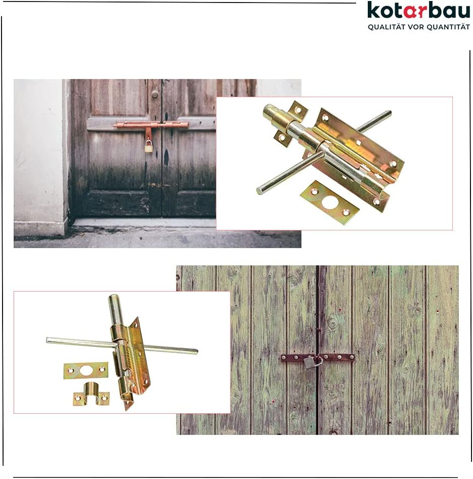 KOTARBAU 05907465900300 Bolt Latch, Yellow image number 5