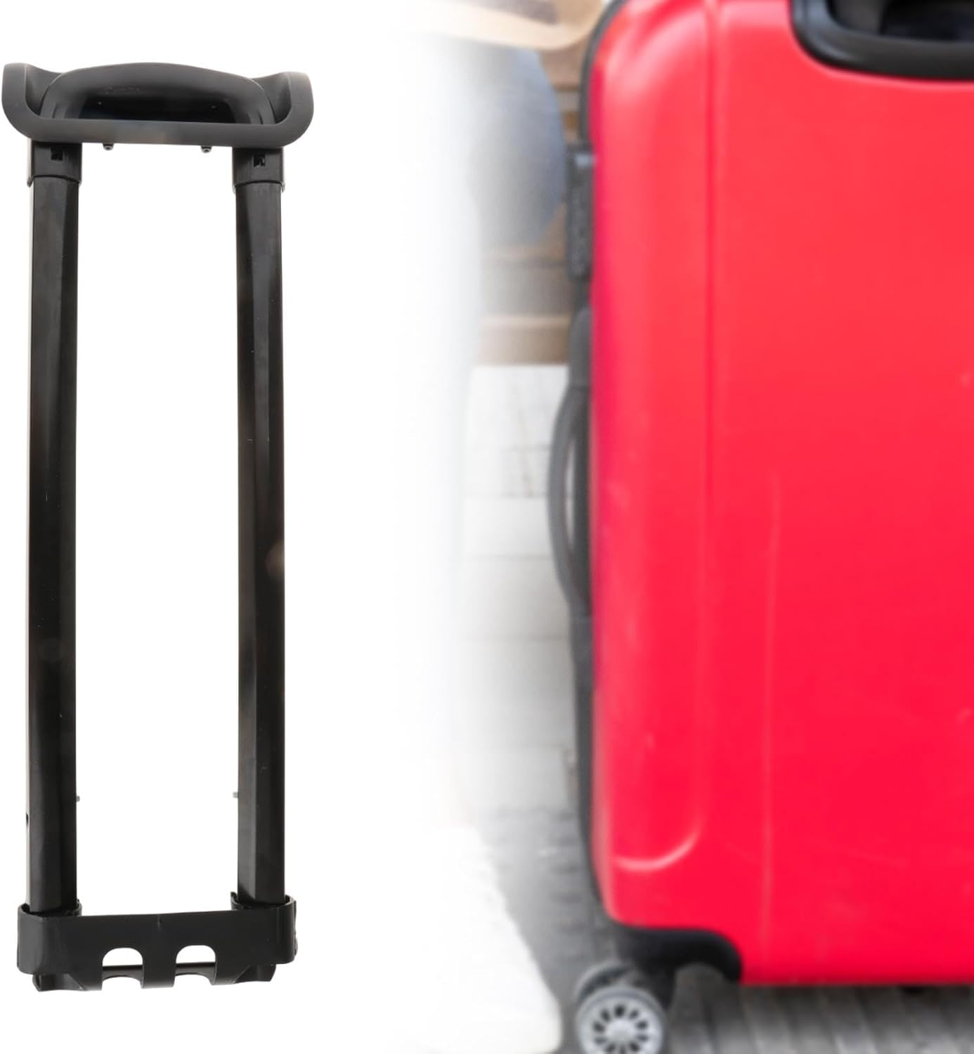 Generic Telescopic Suitcase Handle Replacement for Travel Suitcase, Easy Installation, Pull Rod for Rolling Suitcase, as Described, 61Cmx16.5Cm image number 3