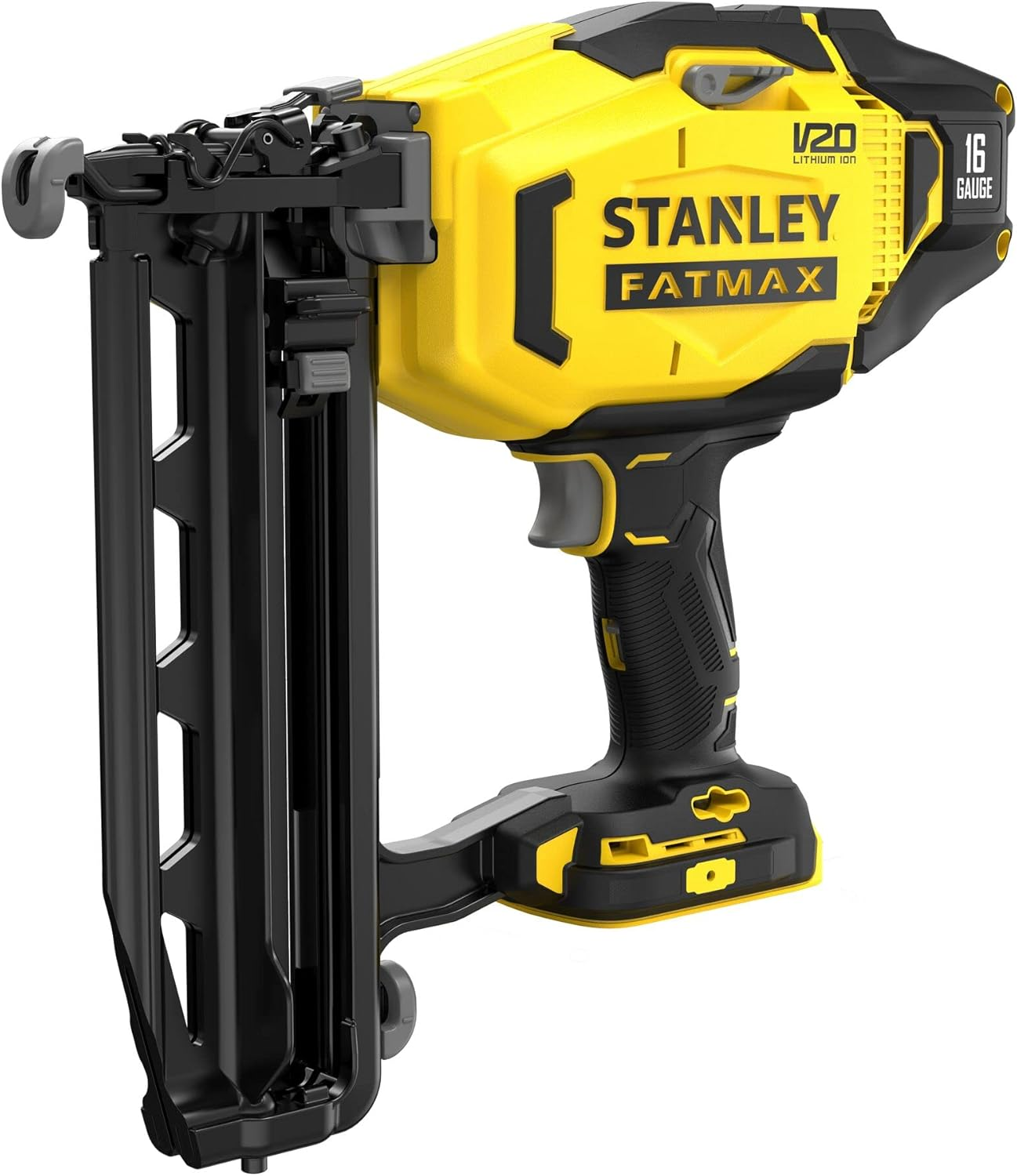 STANLEY FATMAX V20 | 18V 16‑Gauge Finish Nailer - Tool‑Free Depth Adjust for DIY Trim & Moulding, Nailer Only image number 5