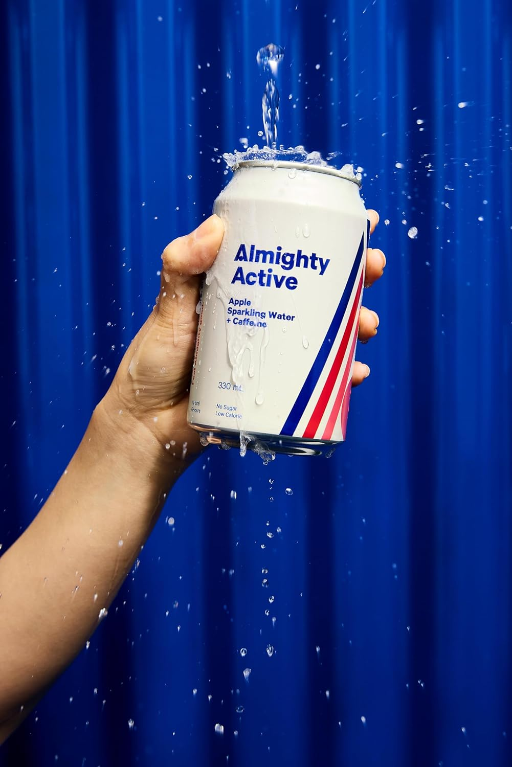 Almighty Active Apple Sparkling Water + Caffeine- 12 X 330Ml - Sugar-Free, Low Calorie - 80Mg Natural Caffeine - Vegan, Zero Plastic Packaging - Perfect 3PM Pick-Me-Up - Supports Little Gardeners image number 1