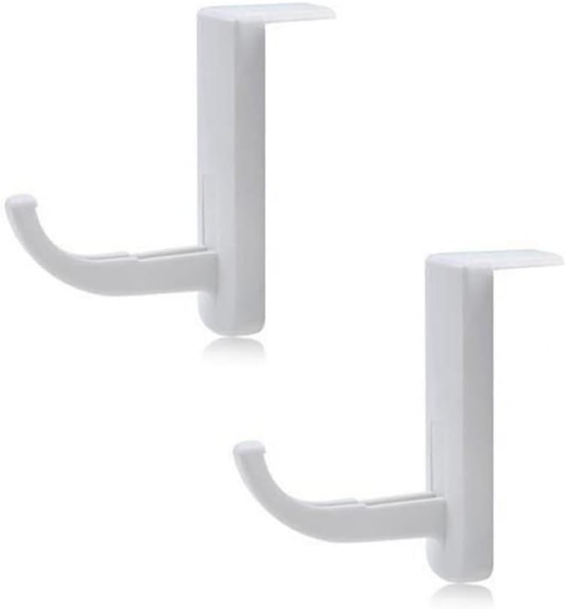 Weforu 2 Pack Headphone Desk Stand, Holder Hook Hanger for Earphone (Black)