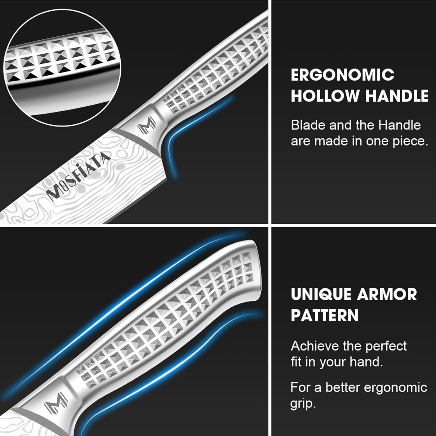 Mosfiata Chef Knife Set (12PCS) image number 2