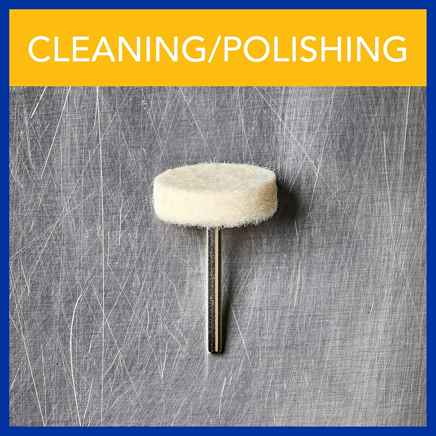 Dremel 726-01 Cleaning & Polishing Rotary Tool Accessory Kit with Storage Case, 20-Piece Set - Includes Buffing Wheels, Polishing Bits, and Compound image number 6