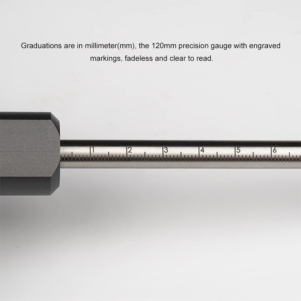 120Mm Wood Marking Gauge Sliding Straight/Curved Edge Scriber Guide Carpenter Scribe Tool for Woodworking image number 1