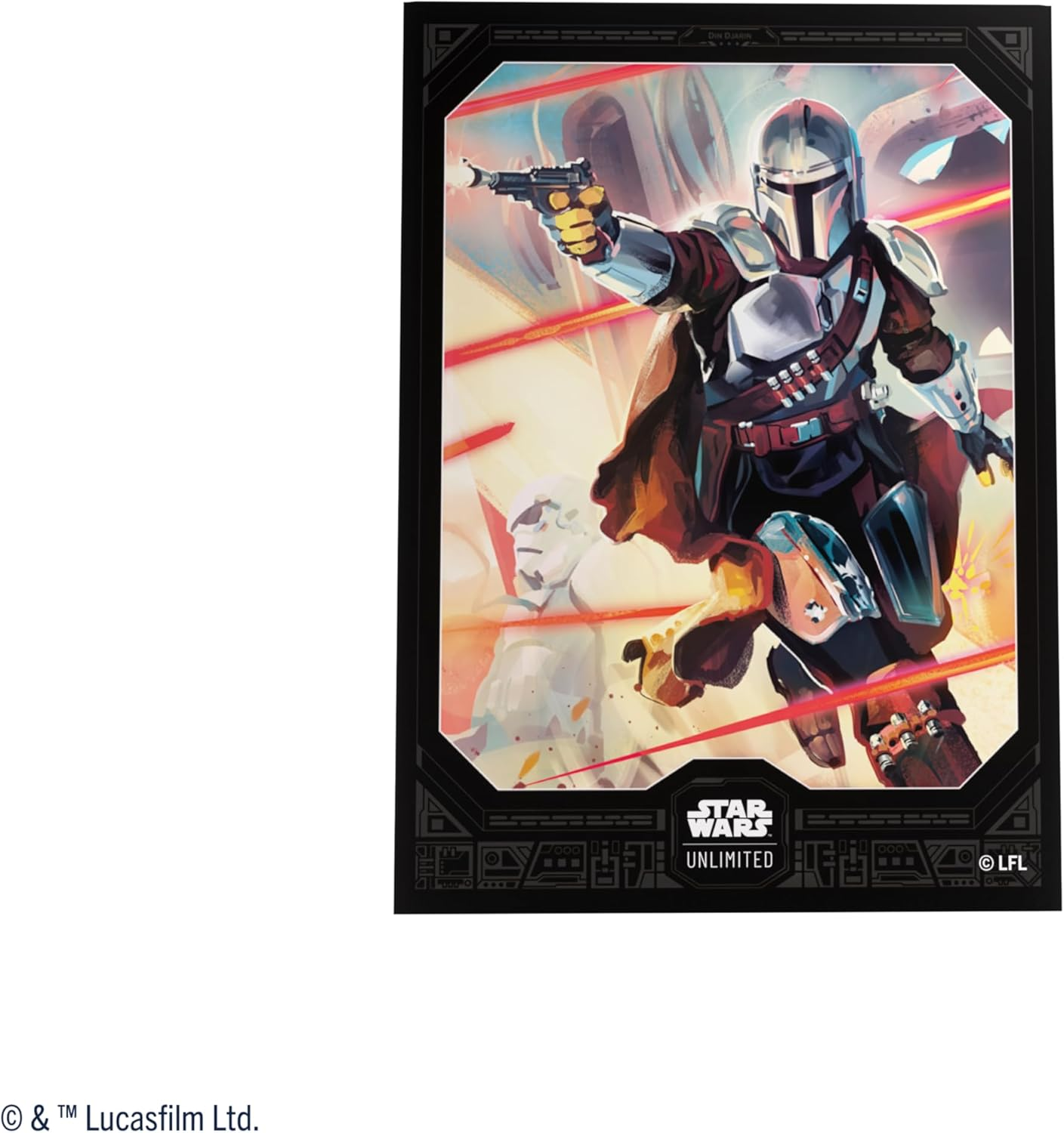 Gamegenic Star Wars Unlimited Art Sleeves, Mandalorian image number 1