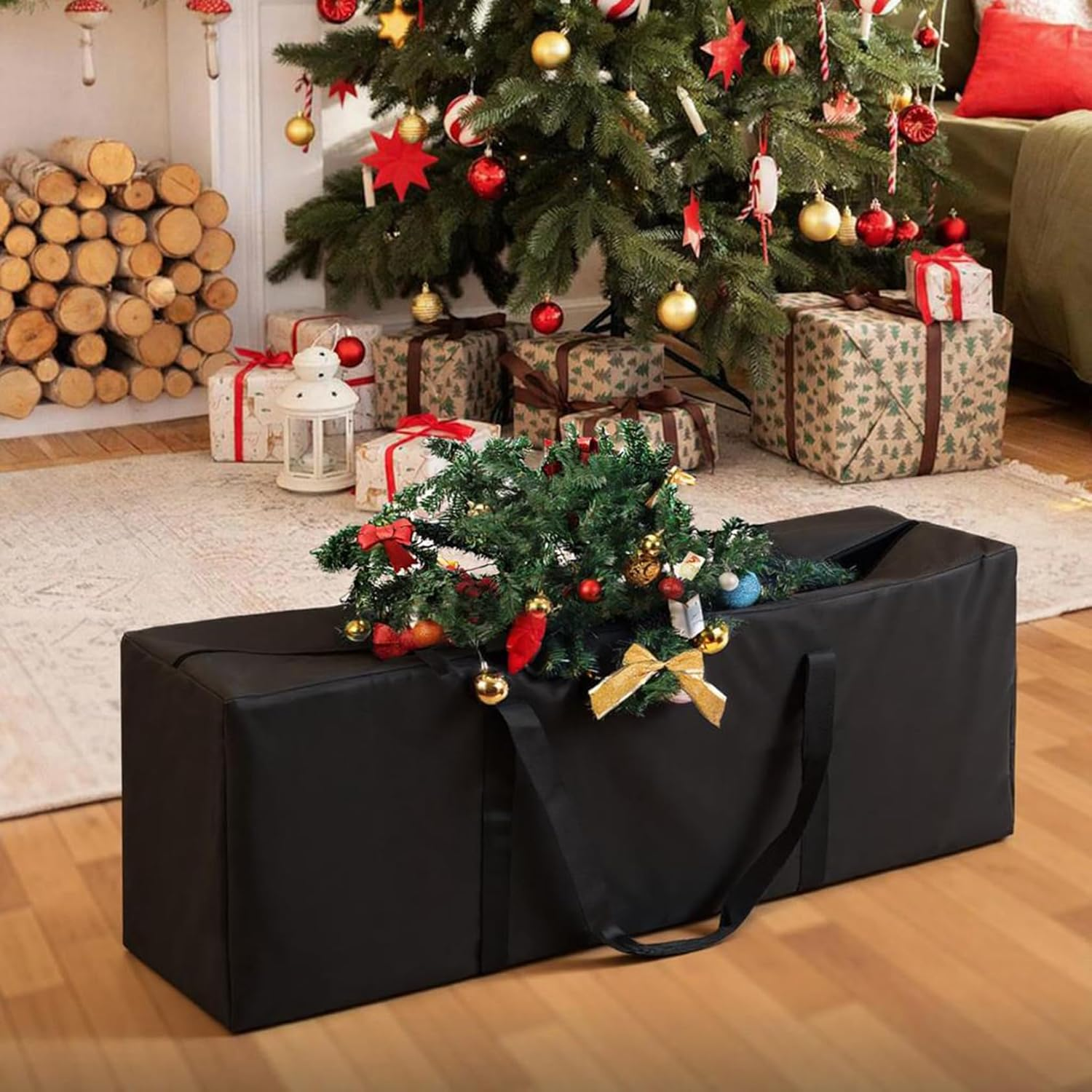 INFANZIA Duffel Bag, Large Capacity, Waterproof, Polyester, 47.2*13.7*17.7 Inches image number 5