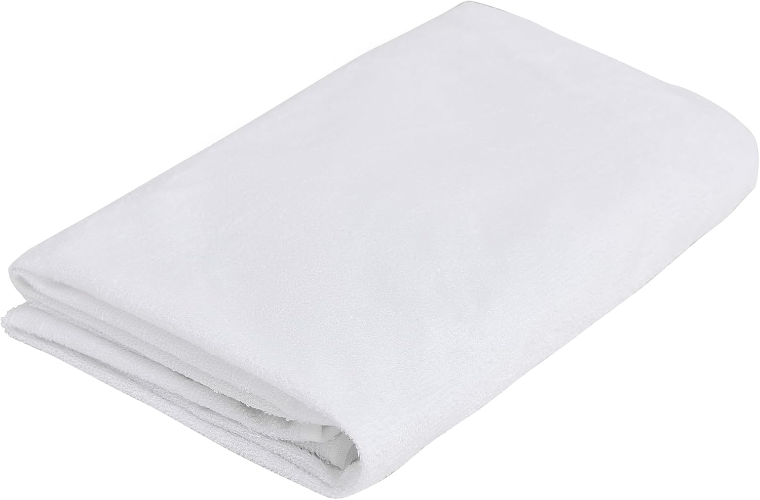 Dreamaker 150GSM Bamboo Terry Cot Waterproof Mattress Protector Comfortable Breathable Cover Natural Bamboo Helps to Regulate Temperature and Absorbs Moisture | Elastic Fitted White - Standard Cot image number 2