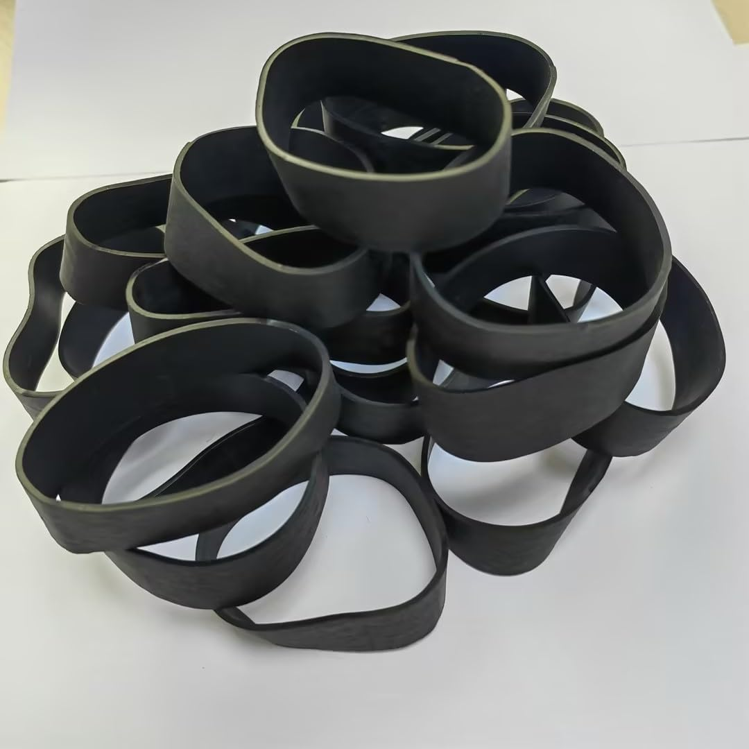 Tactical Rubber Bands Size #94 (3 1/2'' X 3/4''), 25 Pcs Black Thick Extra Wide Large Strong Heavy Duty Rubber Bands for Office, Home, School, Industrial, Outdoor Camping Survival Hunting image number 3