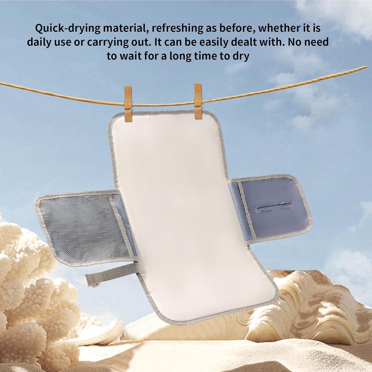 Baby Changing Pad | Diaper Mat Changing Pad for Babies,Reusable Stroller Accessories Travel Supplies for Nursery Daycare Hospital Postpartum Picnic Camping Airplane Boy Girl